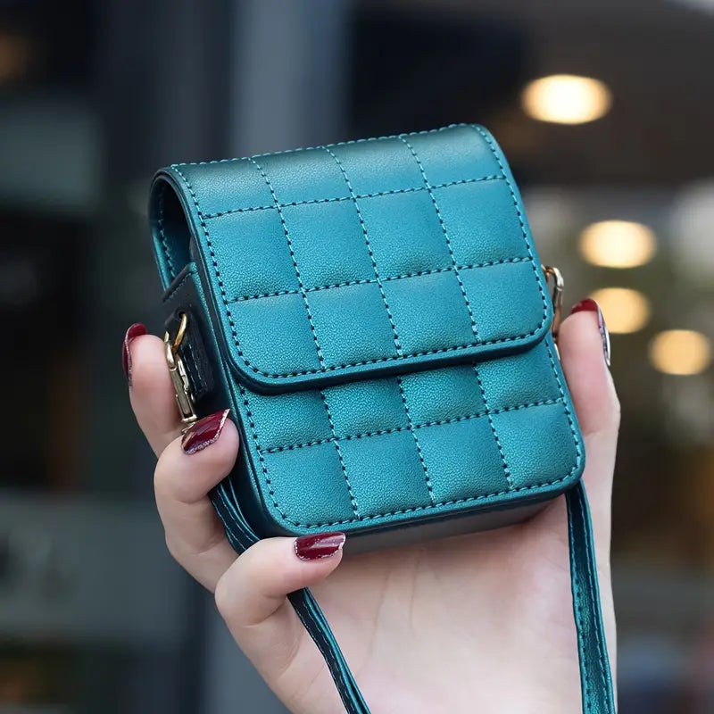 Quilted Crossbody Phone Pouch for Samsung Z Flip